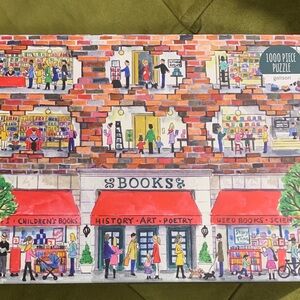 Galison Vibrant Bookstore 1000-Piece Puzzle